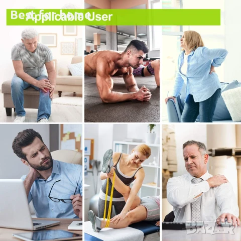 AUVON Двуканален TENS EMS апарат 24 режима , снимка 8 - Масажори - 51051600