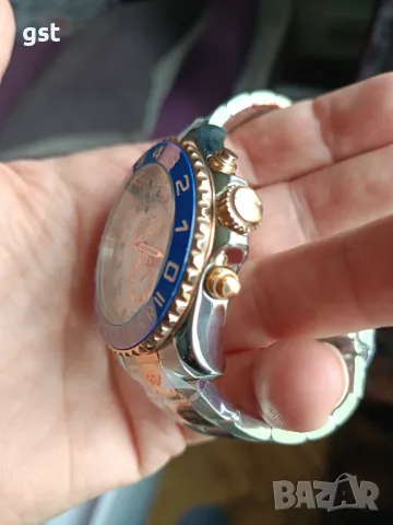 Топ Role 44mm.Yacht Master II GMT bi colour Ceramic дубликат Clone Часовник , снимка 15 - Мъжки - 50011801