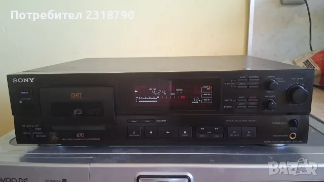 DAT player Sony DTC-670, снимка 1 - Декове - 56540045