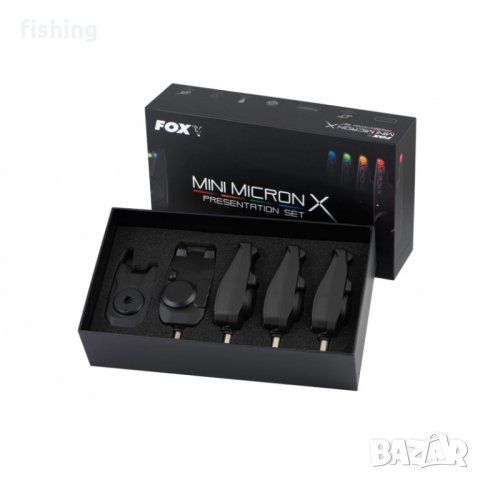 Fox Mini Micron® X 4+1 сигнализатори, снимка 1 - Екипировка - 30860765