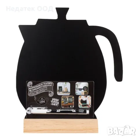 Дъска, Декоративна, Чайник, С маркер,  24,5x29,5 см, снимка 2 - Други - 47402329