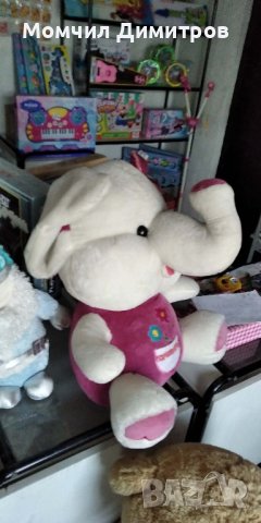 Нов Плюшен слон 50/45 см., снимка 2 - Плюшени играчки - 42920005
