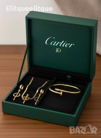 комплект бижута cartier , снимка 4 - Бижутерийни комплекти - 52352472