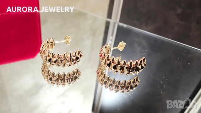 CARTIER Clash de Cartier Rose Gold Hoop Дамски Обеци
