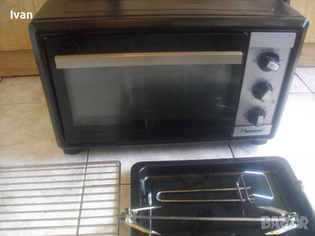 Немска 1500 Вата-Грил-ФурнаС Въртящ Се Шиш И Циркулация На Въздух-BESTRON AGL23-Почти Нова-Отлична