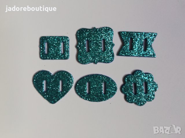 Елементи от гумена хартия EVA 6 бр катарама скрапбук декорация , снимка 1