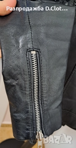 кожено яке естествена кожа XS , снимка 6 - Якета - 51887595