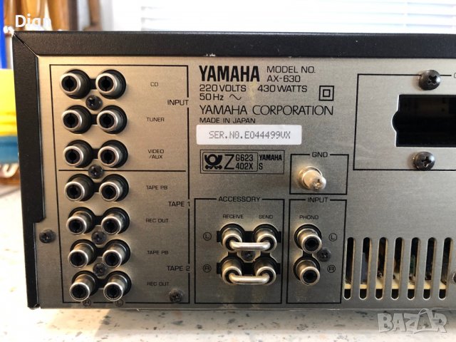Yamaha AX-630, снимка 11 - Ресийвъри, усилватели, смесителни пултове - 36584659