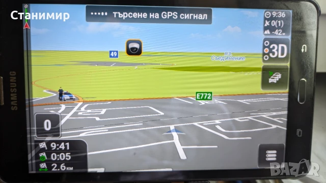 Навигация за камион с трафик Samsung Galaxy Tab A с подледни карти, снимка 2 - Други - 51174892
