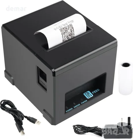 Термопринтер за бележки 80 мм с USB, LAN и автоматичен нож