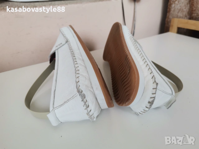 Мокасини от естествена кожа 38.5н., снимка 8 - Дамски ежедневни обувки - 54250132