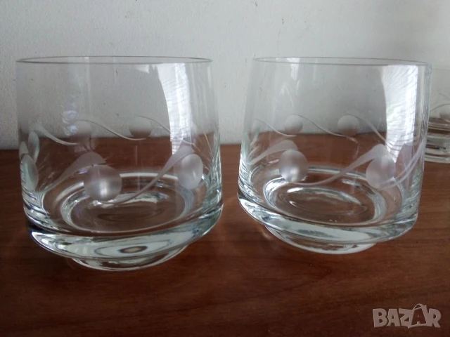 Комплект чаши, 6х6 броя стъкло, снимка 3 - Чаши - 50768059