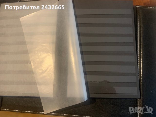 Lighthouse / Leuchtturm Класьор за марки “ COMFORT DELUXE “ ~ Blue, 64 черни стр., снимка 3 - Филателия - 37418310