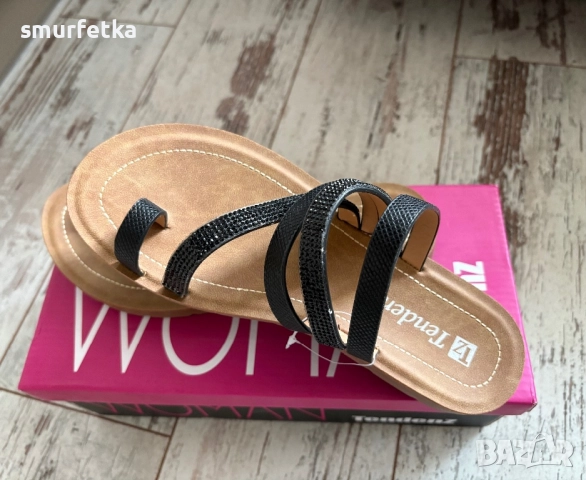 Дамски чехли Tendenz, снимка 4 - Чехли - 52361829