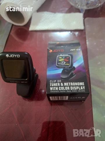Клипс хроматичен тунер+метроном JOYO JMT-03, снимка 2 - Китари - 54091189