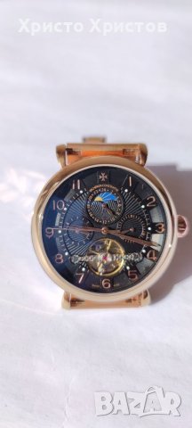 Мъжки луксозен часовник Vacheron Constantin Tourbillion , снимка 2 - Мъжки - 36858061