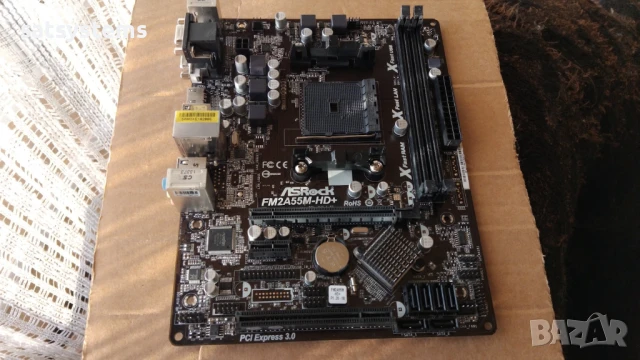 Дънна платка ASRock FM2A55M-HD+ Socket FM2, снимка 3 - Дънни платки - 50578447