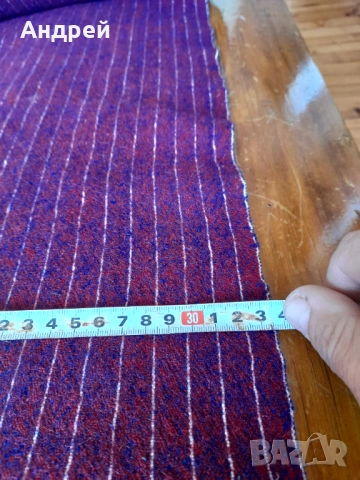 Старинен вълнен плат,платно #3, снимка 4 - Антикварни и старинни предмети - 53964405