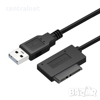 USB Adapter PC 6P+7P CD DVD Rom SATA 13 Pin, снимка 5 - Кабели и адаптери - 36527188
