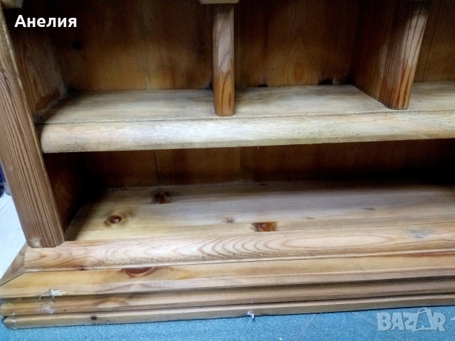 Винтидж стенна етажерка от скандинавски бор , снимка 3 - Декорация за дома - 53052564