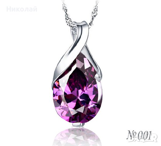 Сребърно колие, подарък за денят на влюбените, подарък за жена, Св. Валентин 