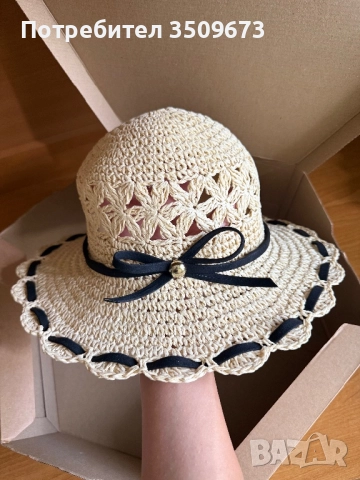Дамска плажна шапка HristoS, снимка 2 - Шапки - 51725503
