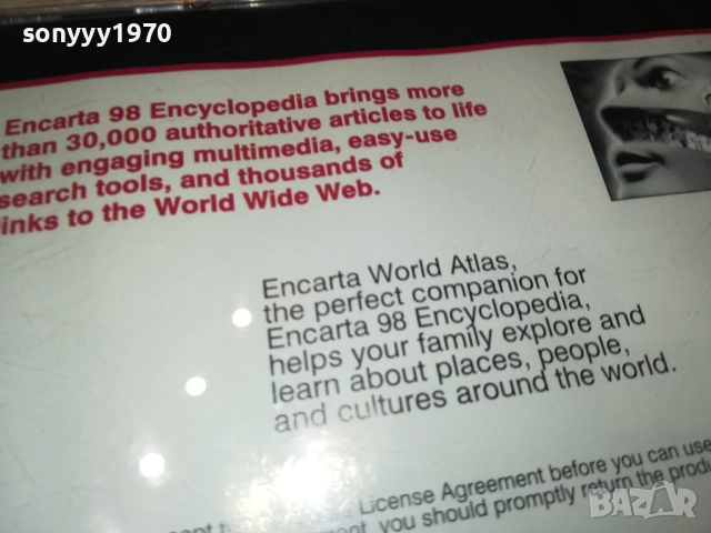 ENCARTA 98 ENCYCLOPEDIA-ДВА ДИСКА 2609250359, снимка 14 - Други игри и конзоли - 51841788
