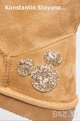 Walt Disney нови топли боти с апликация на Mickey Mouse Camel 38 EU, снимка 12 - Детски боти и ботуши - 52643523