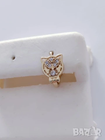 Златна обеца 51565, снимка 1