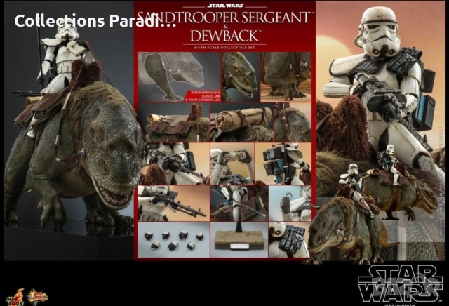 Hot Toys Star Wars Sandtrooper статуя фигура, снимка 6 - Колекции - 54126701