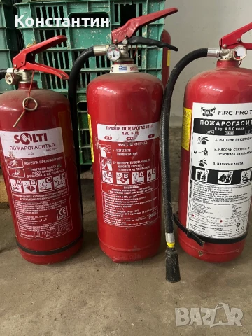Прахови пожарогасители 6кг