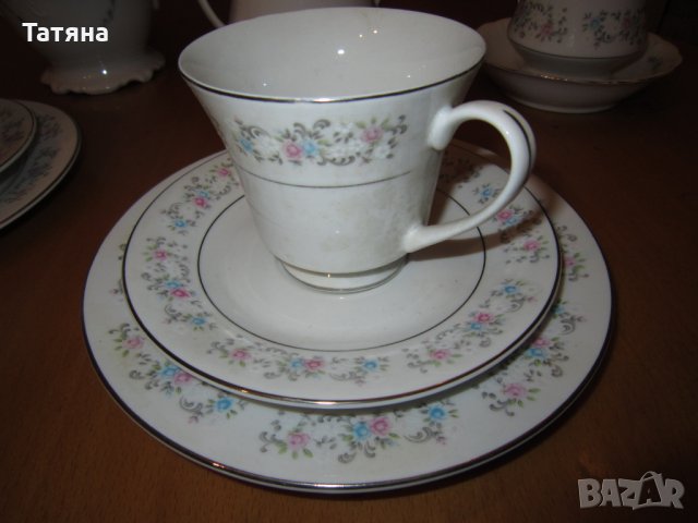 ссервиз за кафе  и чай   KAHLA  /  БОХЕМИЯ-ПРОИЗВОДИТЕЛ, снимка 11 - Сервизи - 28894453