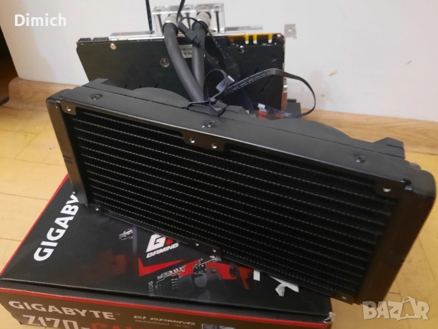 Видеокарта Gtx 1070 с воден блок и охлаждане , снимка 2 - Видеокарти - 52422037