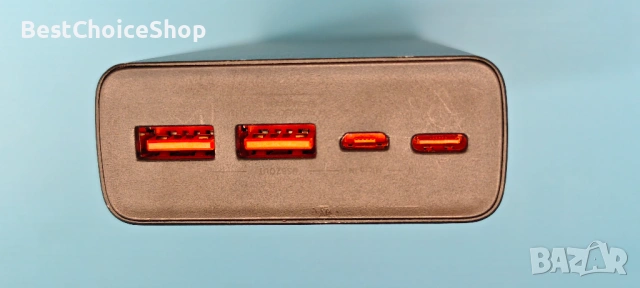 Пауърбанк Baseus 65W 20000mAh Бързо Зареждане USB C 4-Порт, снимка 7 - Друга електроника - 54259652