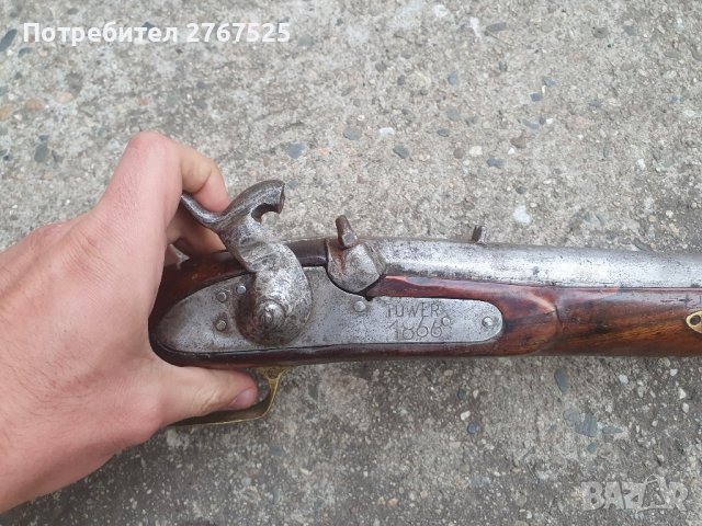 Стара капсулна пушка Tower 1866 възстановка , снимка 7 - Антикварни и старинни предмети - 42513170