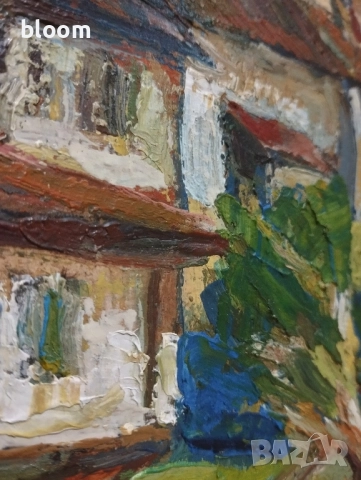 Картина "Село" , снимка 8 - Картини - 52195171