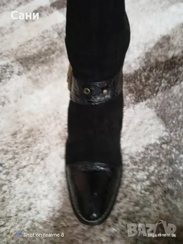 Ботуши от естествена велур , снимка 6 - Дамски ботуши - 47911308