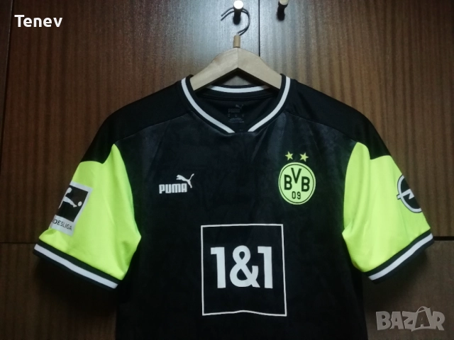 Borussia Dortmund Puma Special Limited Null Ne90n Neon 2020 2021 оригинална тениска Борусия Дортмунд, снимка 4 - Тениски - 52898736
