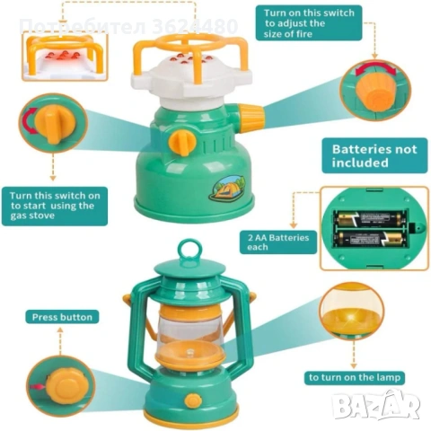 Къмпинг комплект с палатка и аксесоари 4783, снимка 2 - Други - 53358865