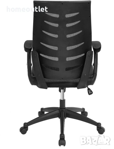 РАЗПРОДАЖБА Офис / геймърски стол с ергономичен дизайн и масивна конструкция R003-SONGMICS OBN54BK, снимка 5 - Столове - 50642685