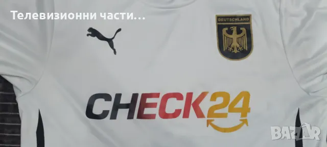 Оригинална футболна тениска фланелка на Германия Puma Check24 размер М отлична, снимка 3 - Спортни дрехи, екипи - 49969995