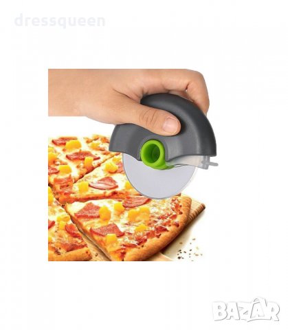 2994 Нож за пица - Диск с удобна дръжка и предпазител, снимка 4 - Прибори за хранене, готвене и сервиране - 34257845