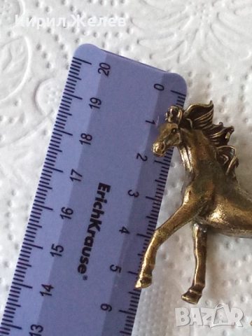 Бронзова фигурка на кон 47790, снимка 4 - Антикварни и старинни предмети - 52730598