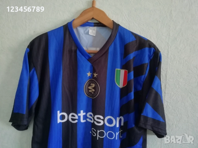 Inter Milan Lautaro 2024/2025 нова тениска футболна фланелка Интер Милан Лаутаро размер L, снимка 4 - Тениски - 51513366