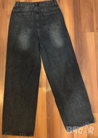 Черни/Тъмно сиви джинси , снимка 2 - Дънки - 52282543