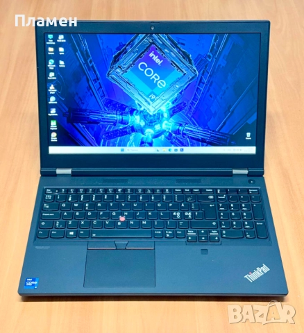 15.6"FHD IPS/i9-11950H/64GB/512GB/RTX A4000 - 8GB/Lnv ThinkPad P15 G2, снимка 3 - Лаптопи за работа - 52651390