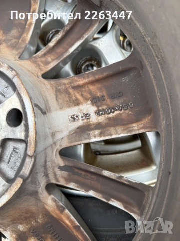 Джанти за Фолксваген Шаран 16 цола 6,5 J ЕТ 33, снимка 3 - Гуми и джанти - 54021898