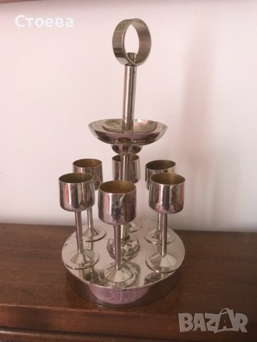 ретро комплект метални чашки -налични