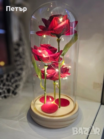 Вечни светещи рози , снимка 3 - Романтични подаръци - 53011885