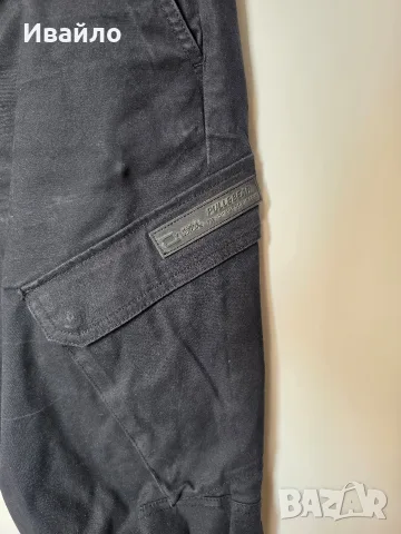 Мъжки черен карго панталон / джогър Pull&Bear, снимка 4 - Панталони - 56541690